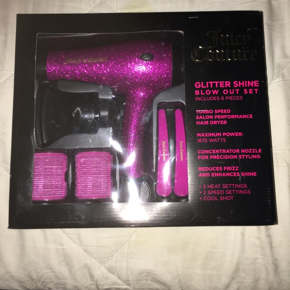 Juicy Couture Glitter Hair Dryer